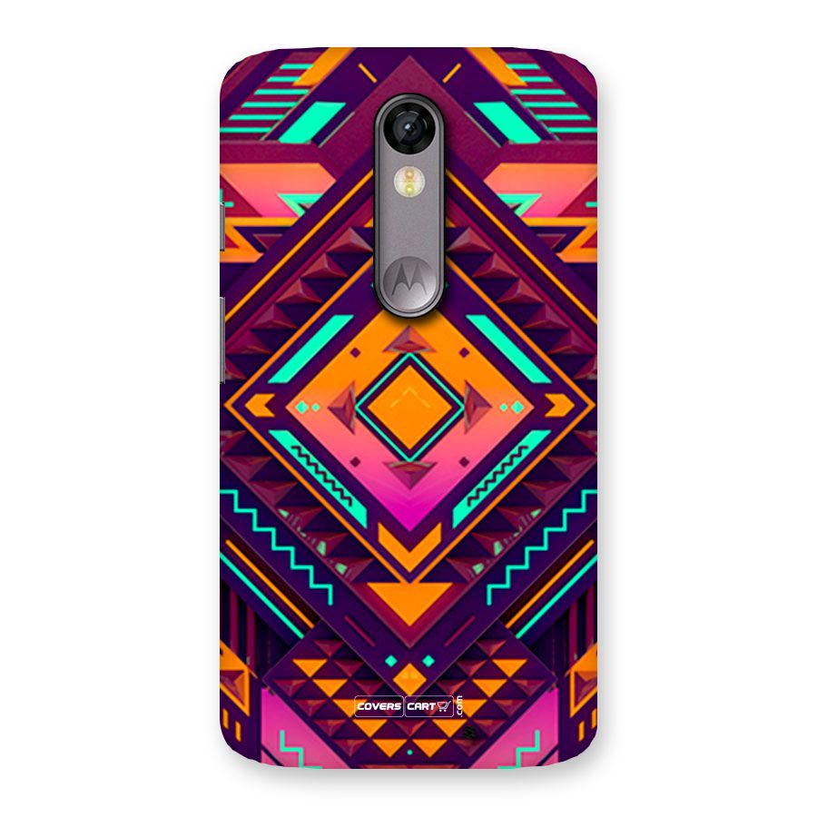 Creative Rhombus Back Case for Moto X Force