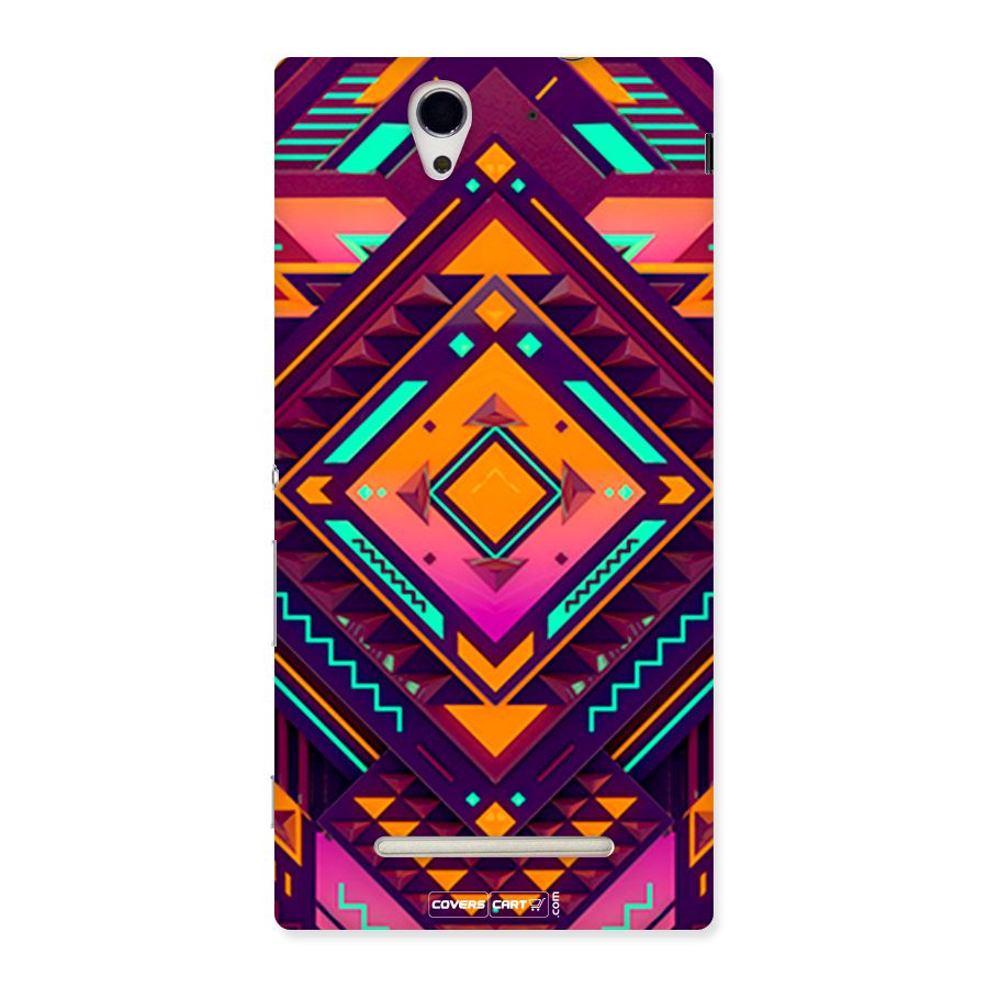 Creative Rhombus Back Case for Sony Xperia C3
