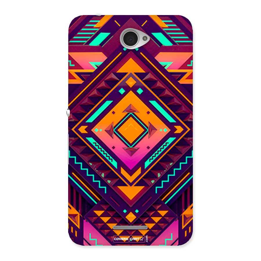 Creative Rhombus Back Case for Sony Xperia E4
