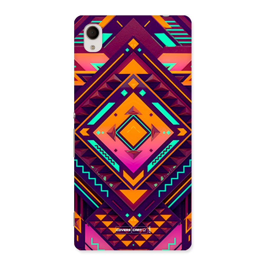 Creative Rhombus Back Case for Sony Xperia M4