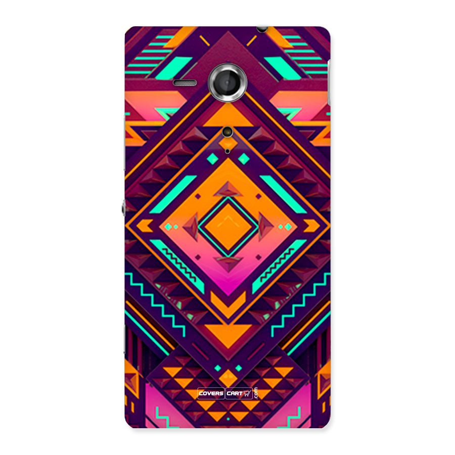 Creative Rhombus Back Case for Sony Xperia SP
