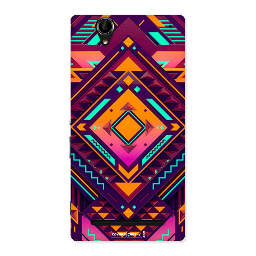 Creative Rhombus Back Case for Sony Xperia T2