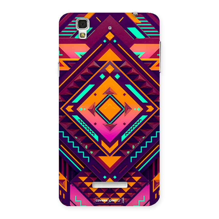 Creative Rhombus Back Case for Yu Yureka