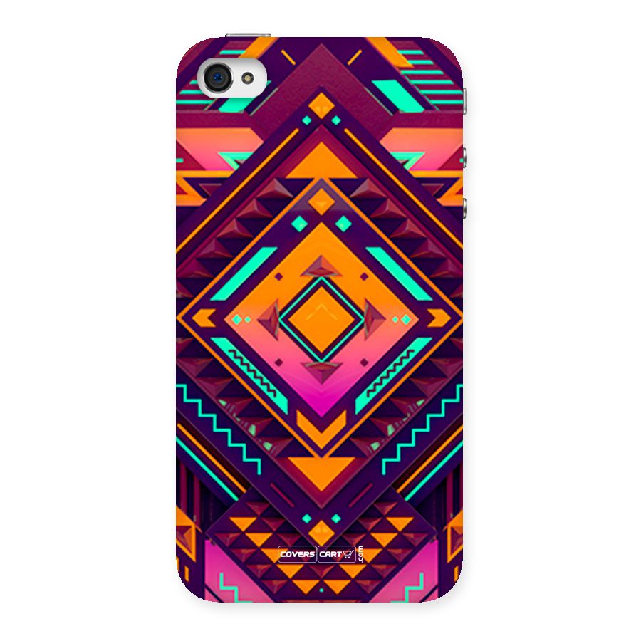 Creative Rhombus Back Case for iPhone 4 4s
