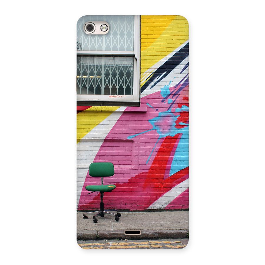 Creative Wall Art Back Case for Micromax Canvas Silver 5