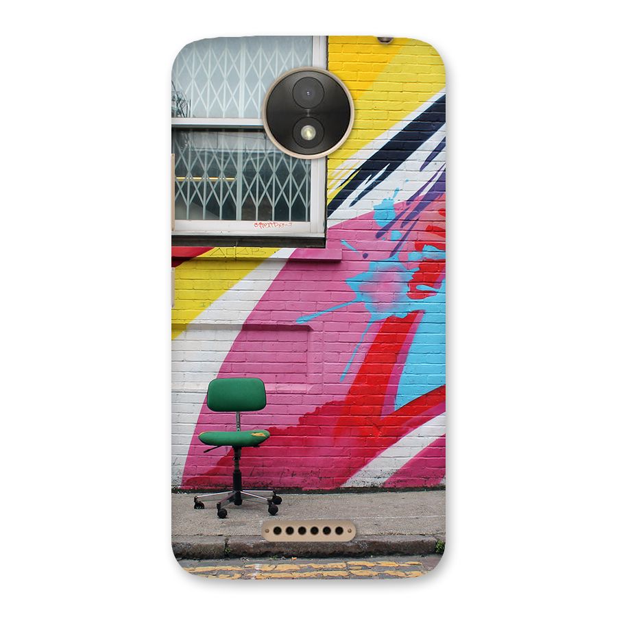 Creative Wall Art Back Case for Moto C Plus