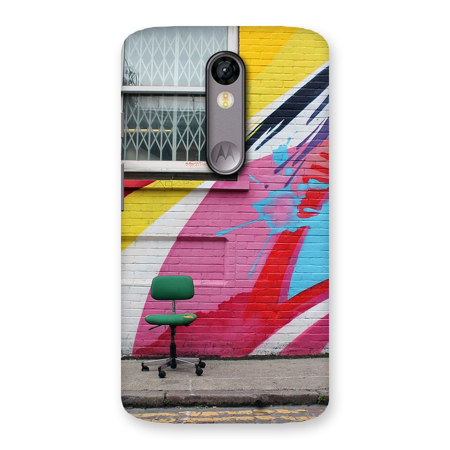Creative Wall Art Back Case for Moto X Force
