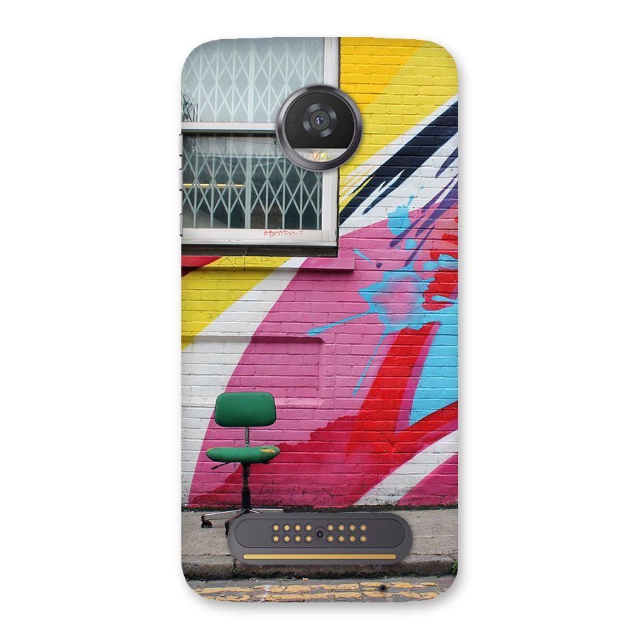 Creative Wall Art Back Case for Moto Z2 Play