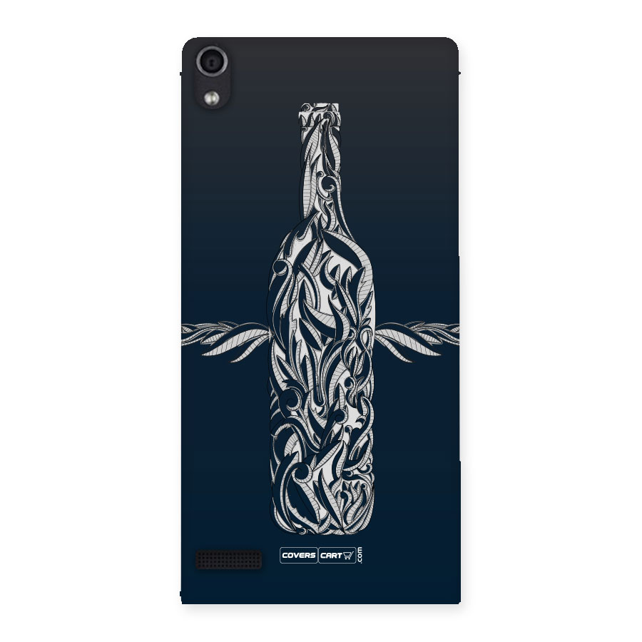 Creative Bottle Back Case for Ascend P6