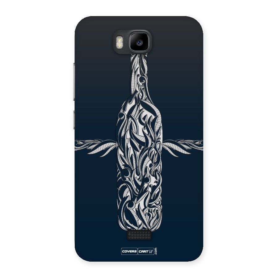 Creative Bottle Back Case for Honor Bee