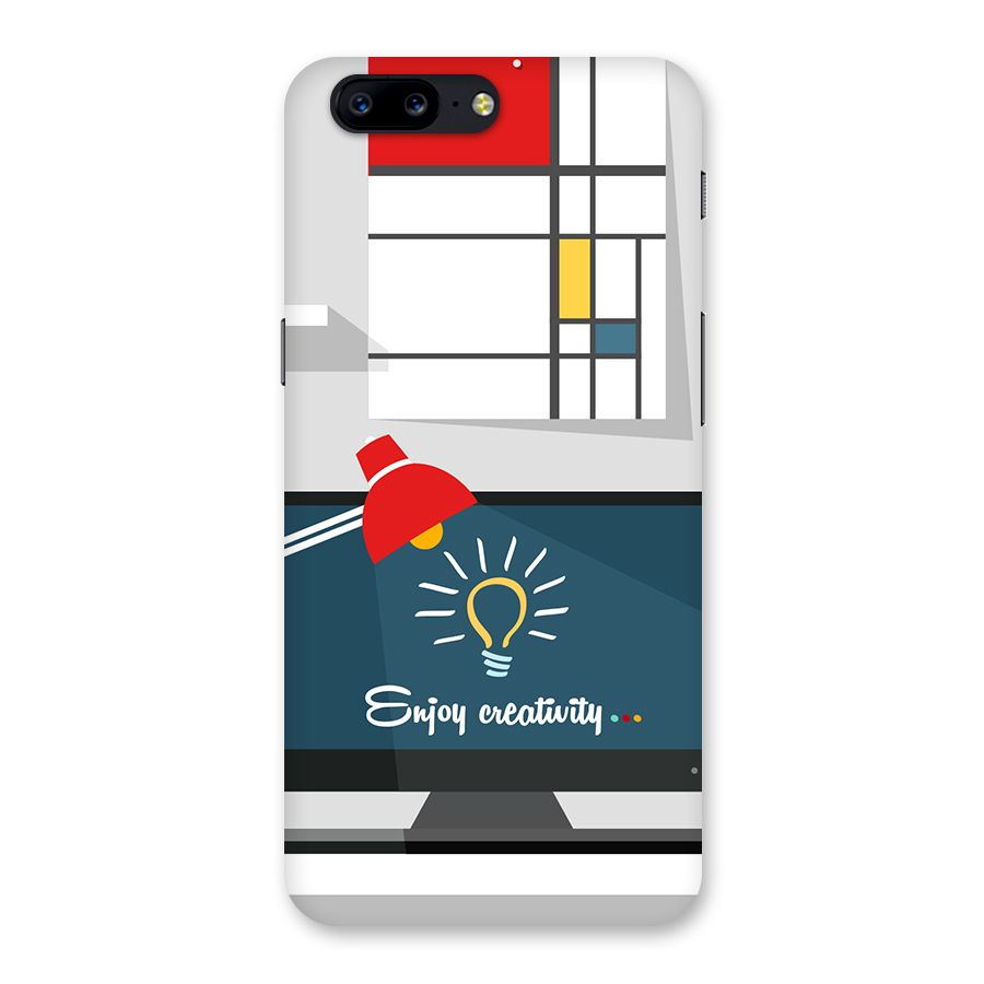 Creative Workspace Design Back Case for OnePlus 5