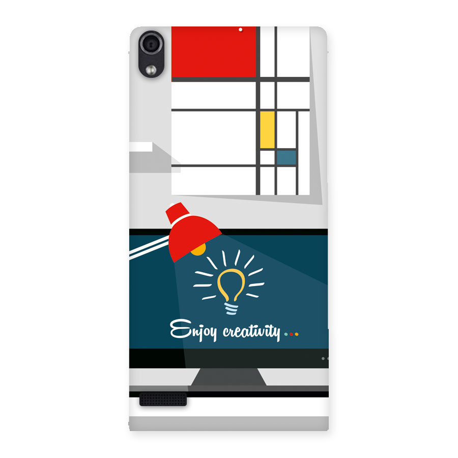 Creative Workspace Design Back Case for Ascend P6