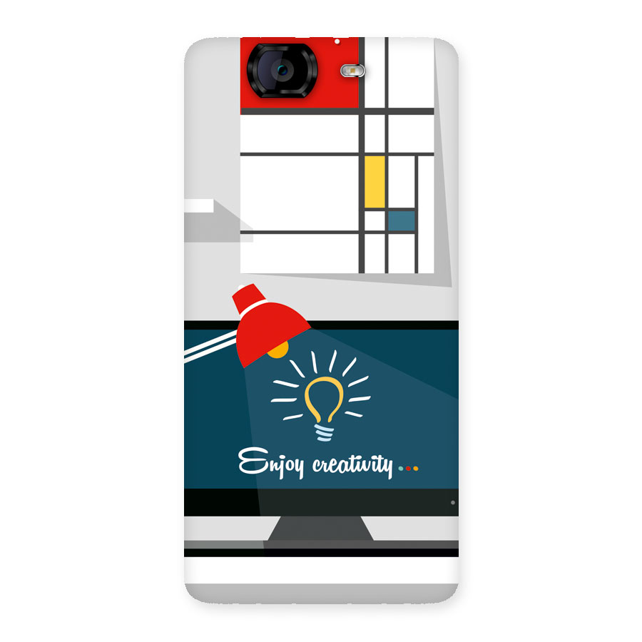 Creative Workspace Design Back Case for Canvas Knight A350