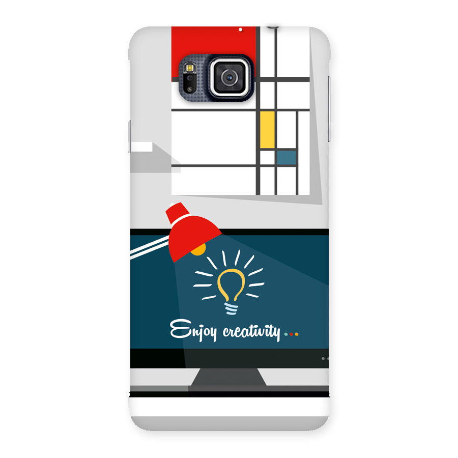 Creative Workspace Design Back Case for Galaxy Alpha