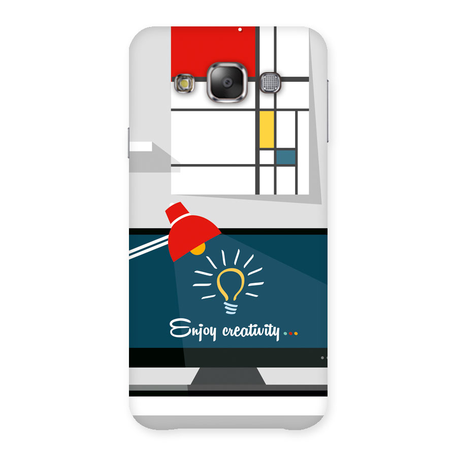 Creative Workspace Design Back Case for Galaxy E7