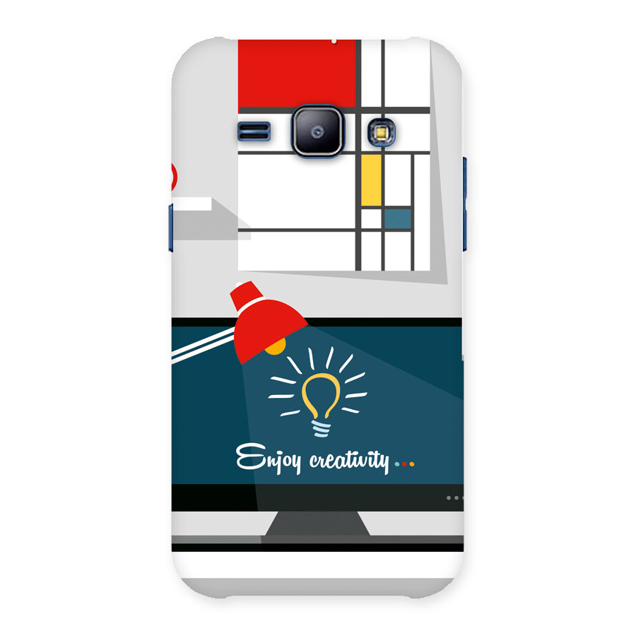 Creative Workspace Design Back Case for Galaxy J1