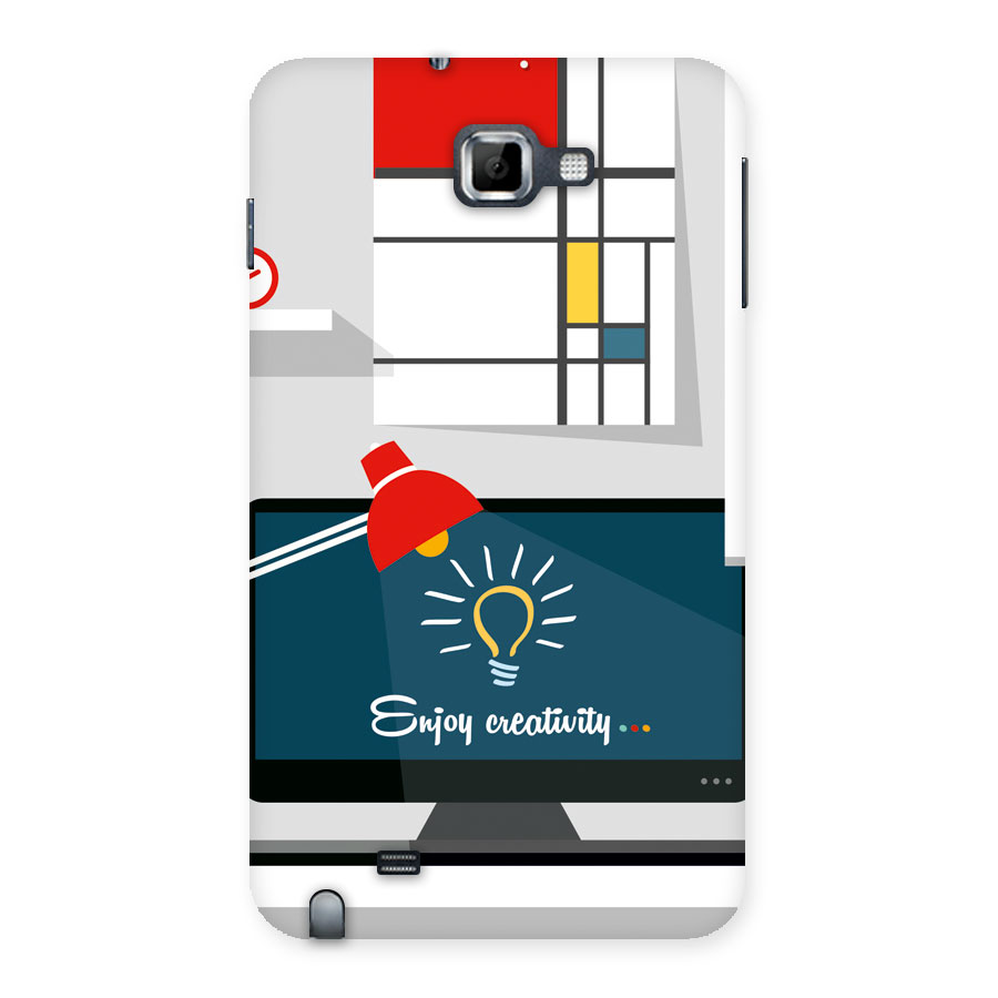 Creative Workspace Design Back Case for Galaxy Note