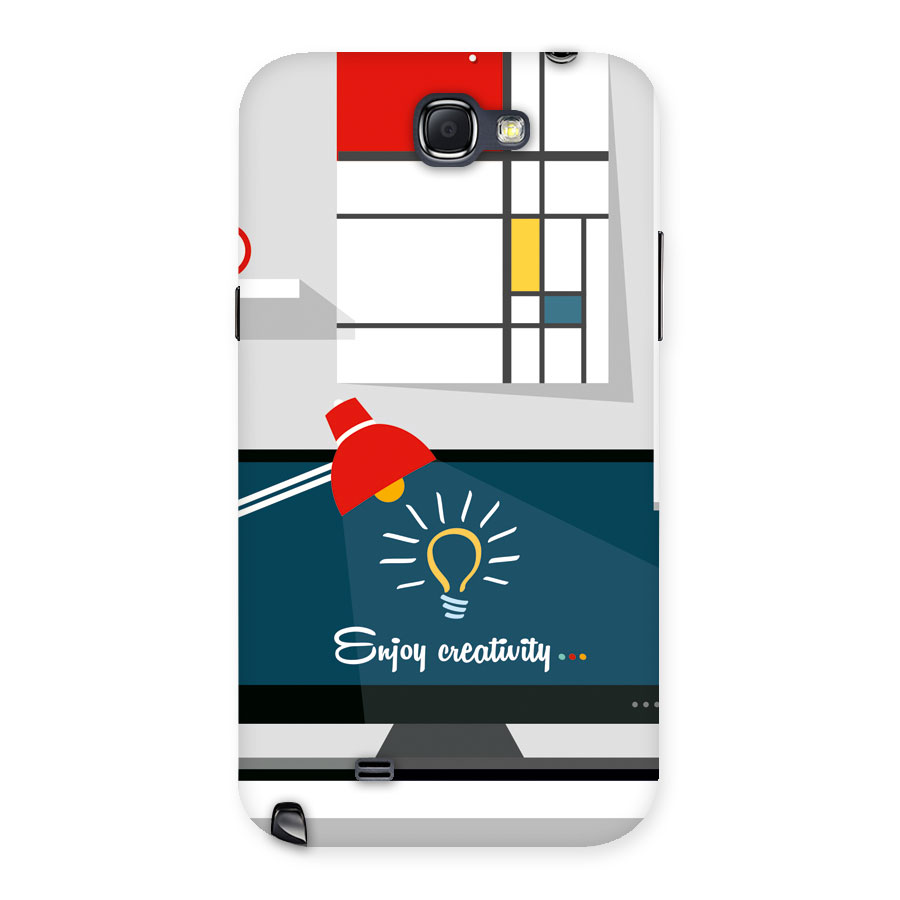 Creative Workspace Design Back Case for Galaxy Note 2