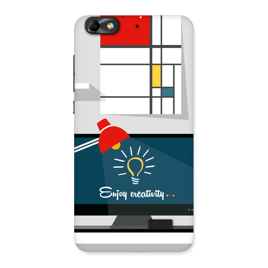 Creative Workspace Design Back Case for Honor 4C
