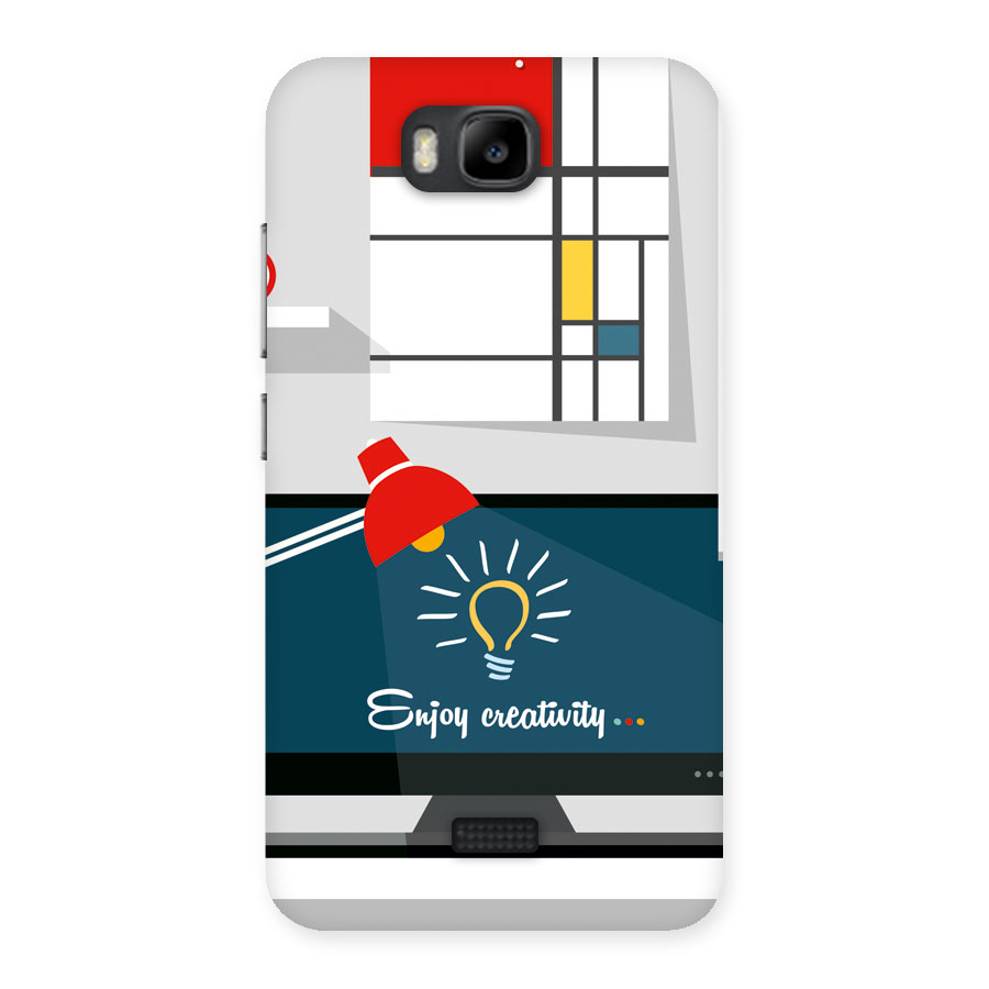 Creative Workspace Design Back Case for Honor Bee