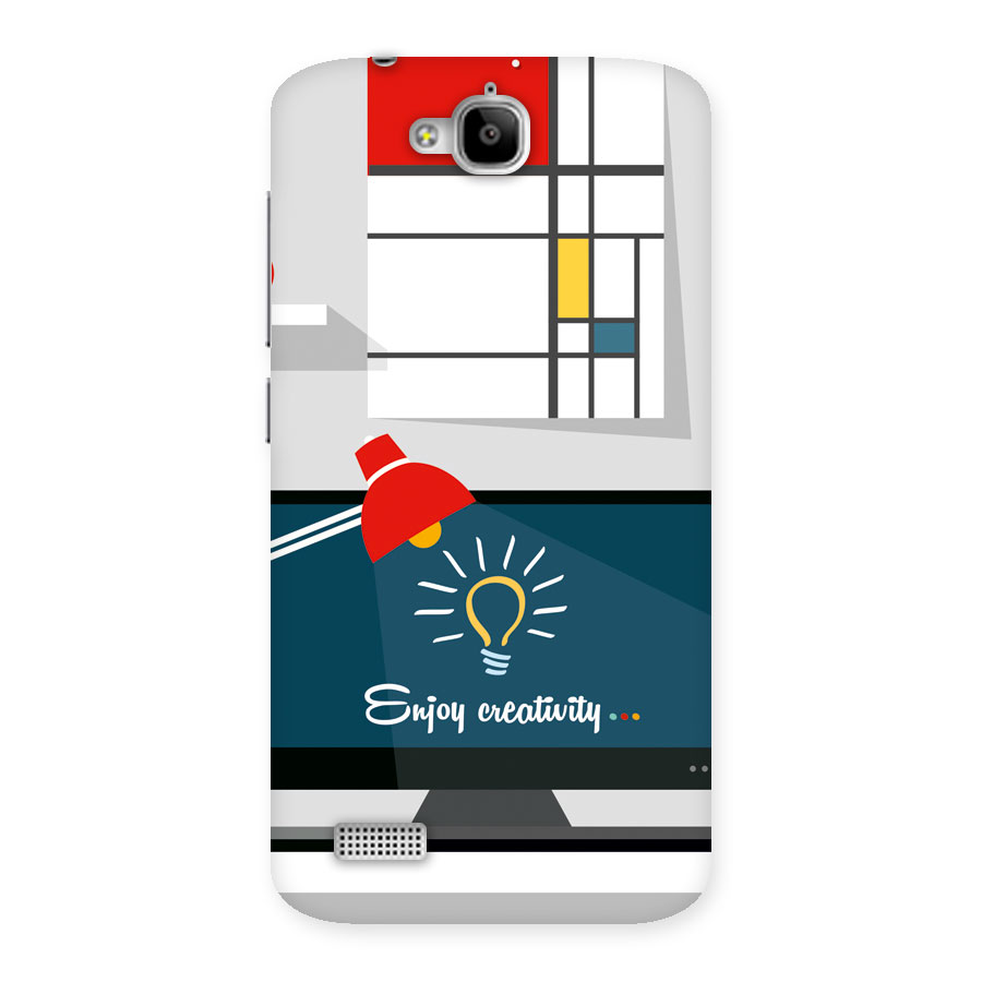 Creative Workspace Design Back Case for Honor Holly