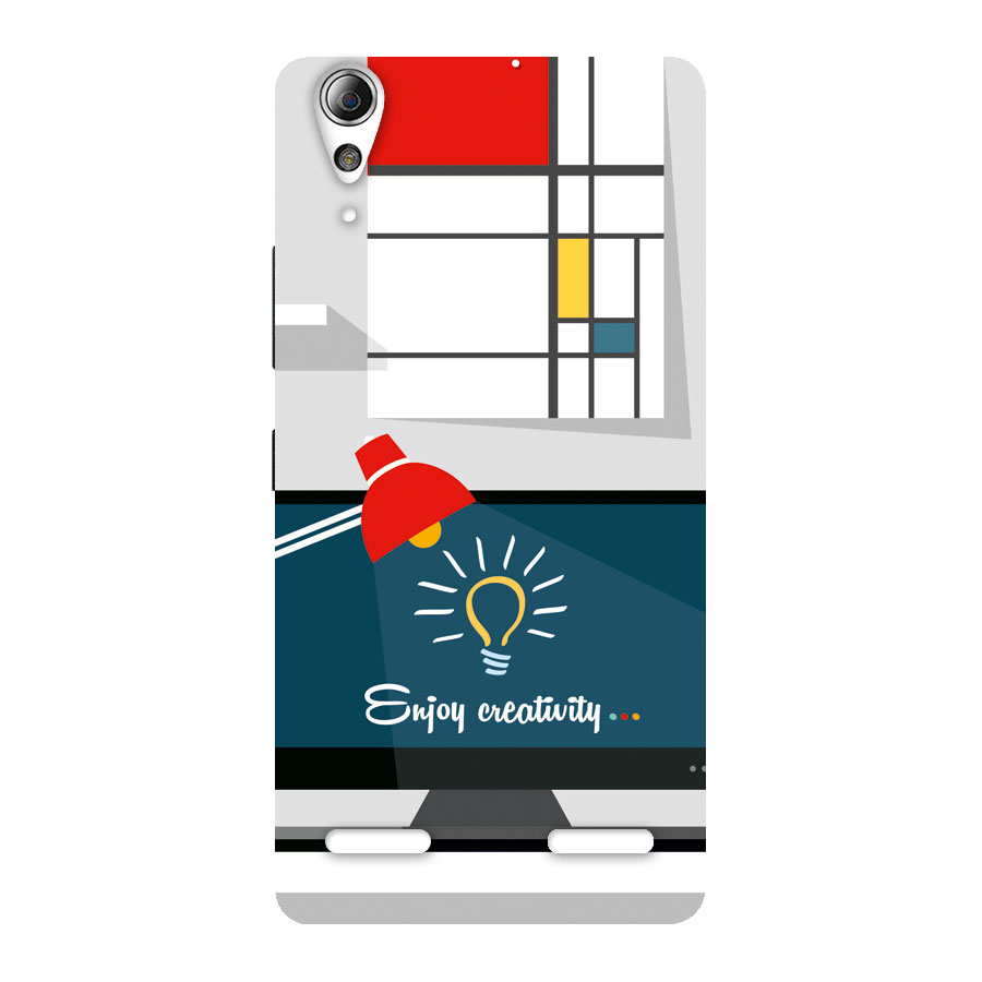 Creative Workspace Design Back Case for Lenovo A6000 Plus