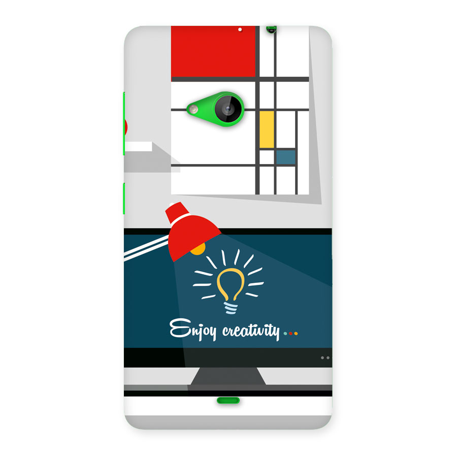 Creative Workspace Design Back Case for Lumia 535