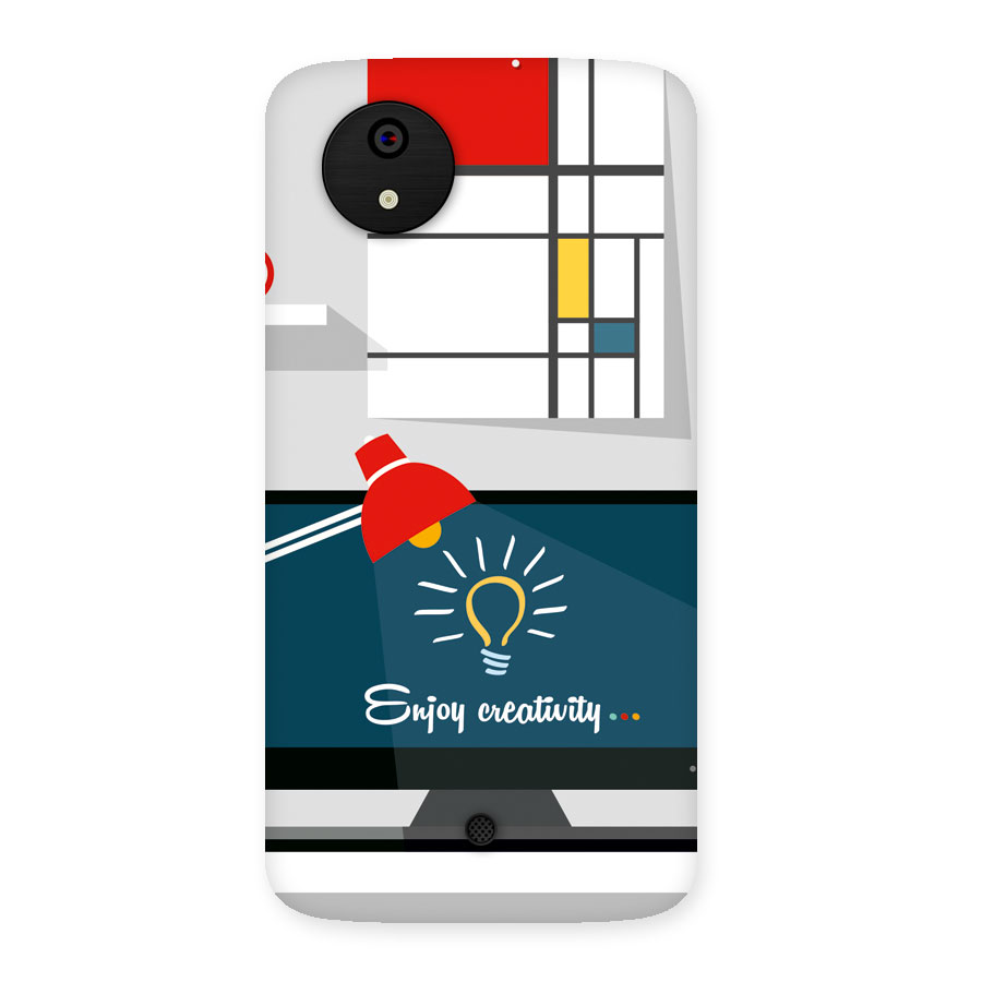 Creative Workspace Design Back Case for Micromax Canvas A1