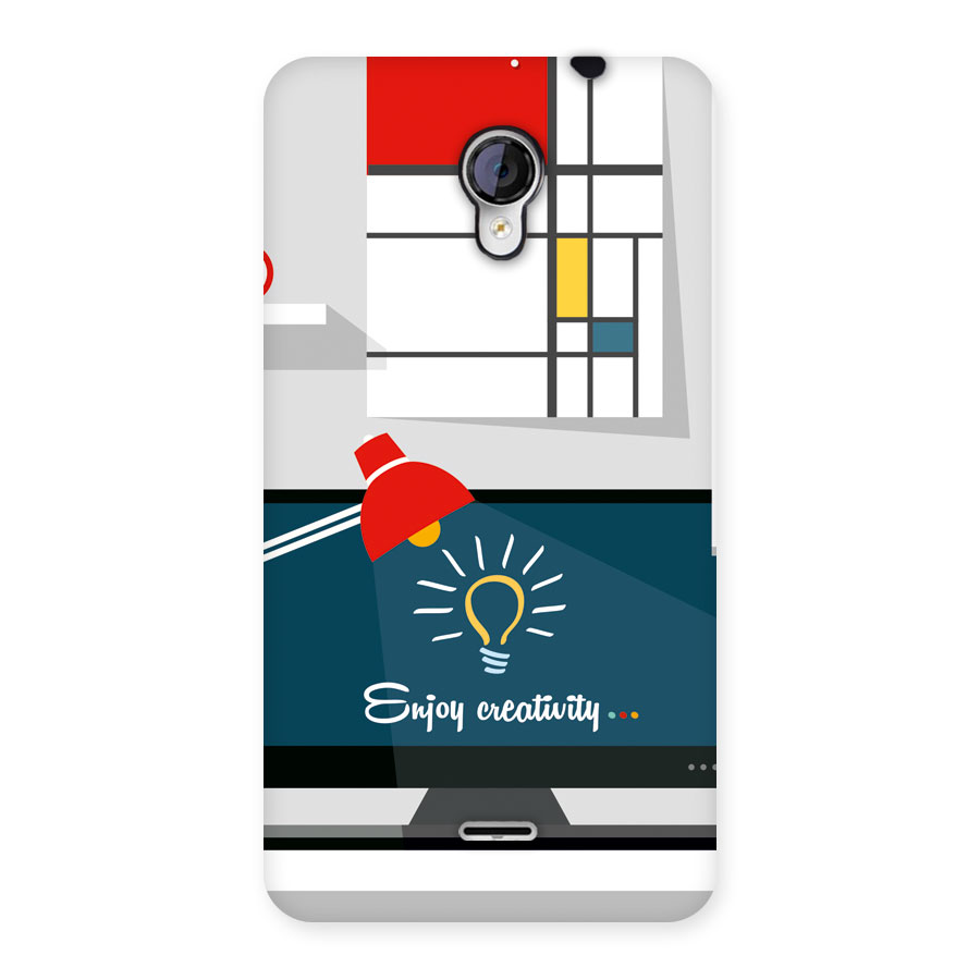 Creative Workspace Design Back Case for Micromax Unite 2 A106