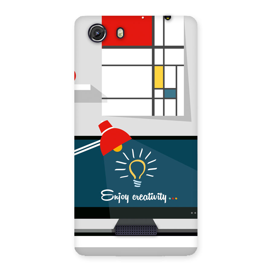 Creative Workspace Design Back Case for Micromax Unite 3