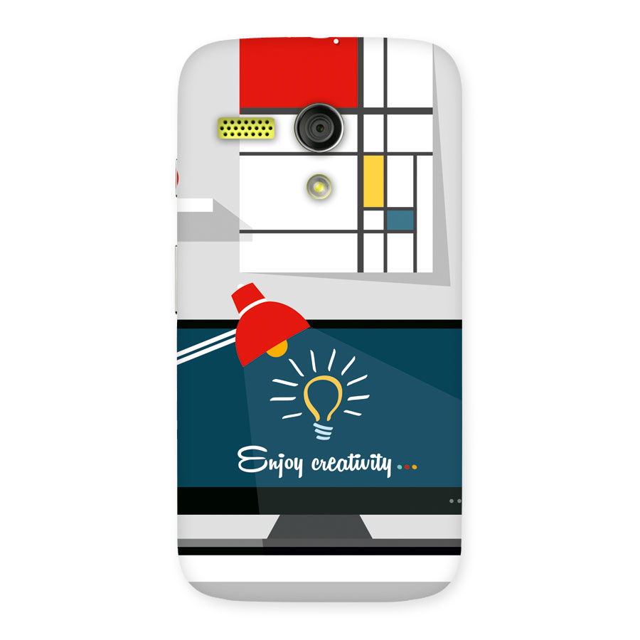 Creative Workspace Design Back Case for Moto G