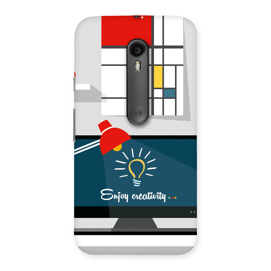 Creative Workspace Design Back Case for Moto G3