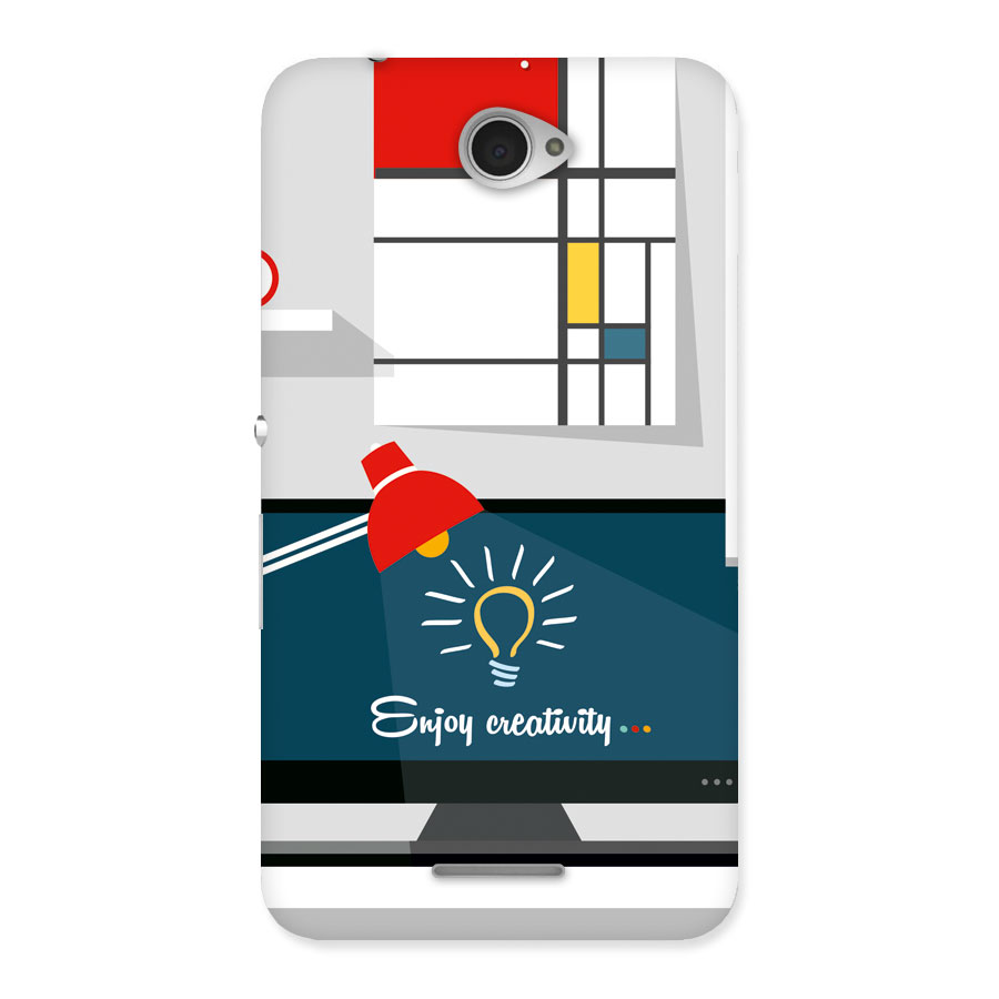 Creative Workspace Design Back Case for Sony Xperia E4