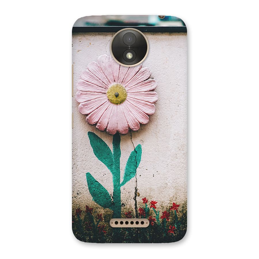 Creativity Flower Back Case for Moto C Plus