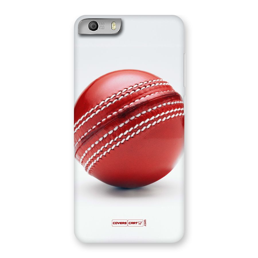Red International Cricket Ball Back Case for Canvas Knight 2
