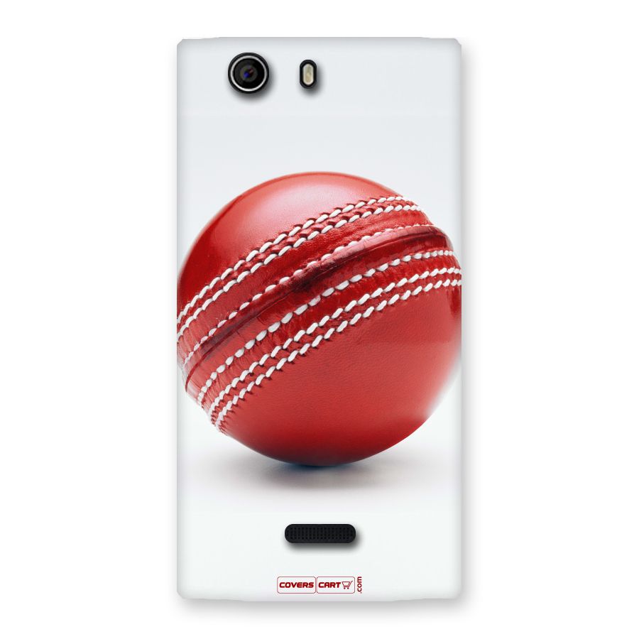 Red International Cricket Ball Back Case for Canvas Nitro 2