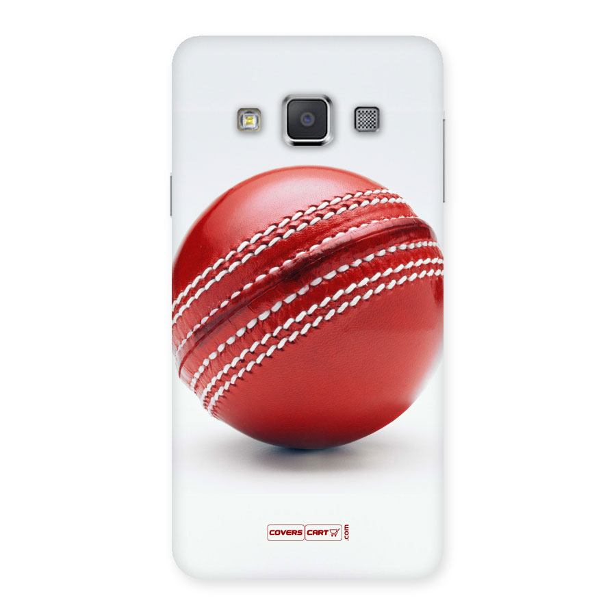 Red International Cricket Ball Back Case for Galaxy A3
