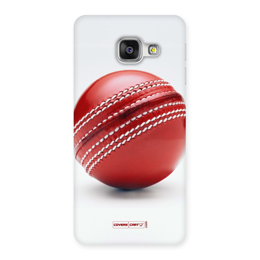 Red International Cricket Ball Back Case for Galaxy A3 2016