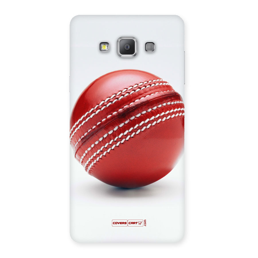 Red International Cricket Ball Back Case for Galaxy A7