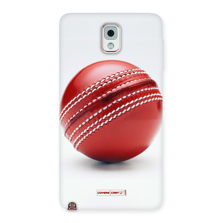 Red International Cricket Ball Back Case for Galaxy Note 3