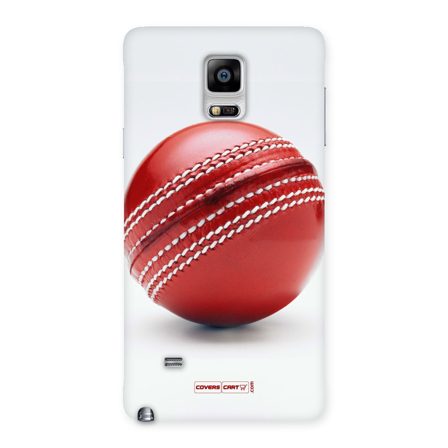 Red International Cricket Ball Back Case for Galaxy Note 4