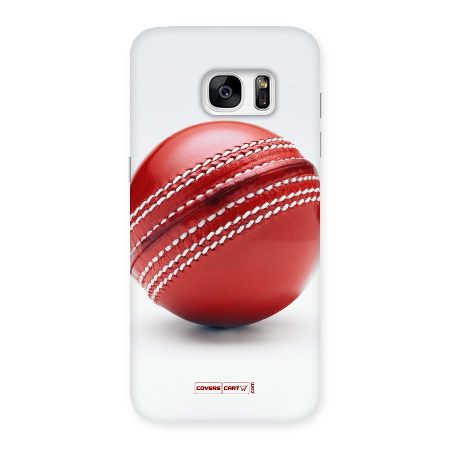Red International Cricket Ball Back Case for Galaxy S7 Edge