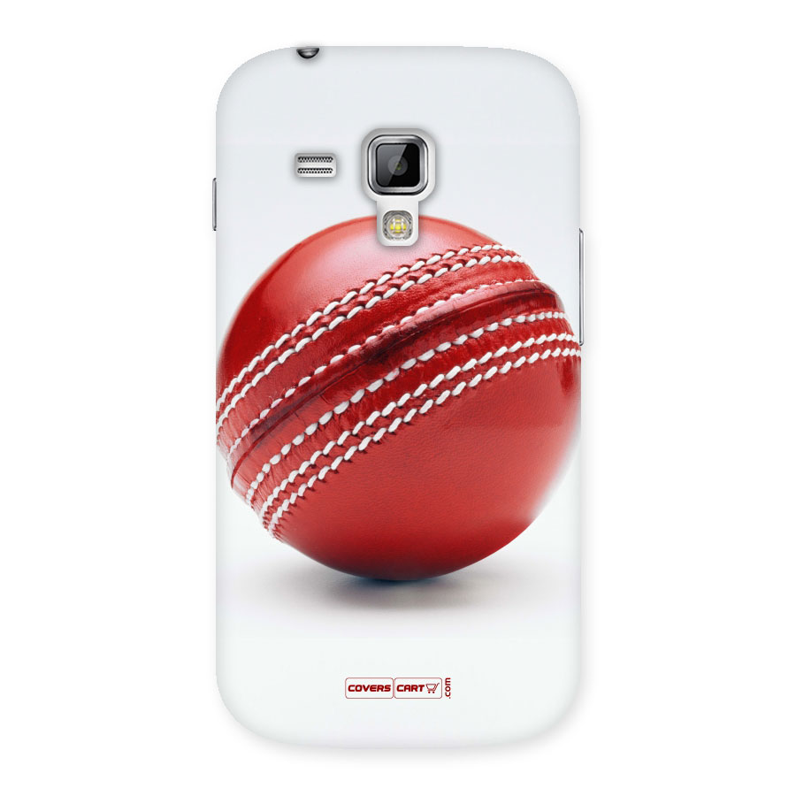 Red International Cricket Ball Back Case for Galaxy S Duos