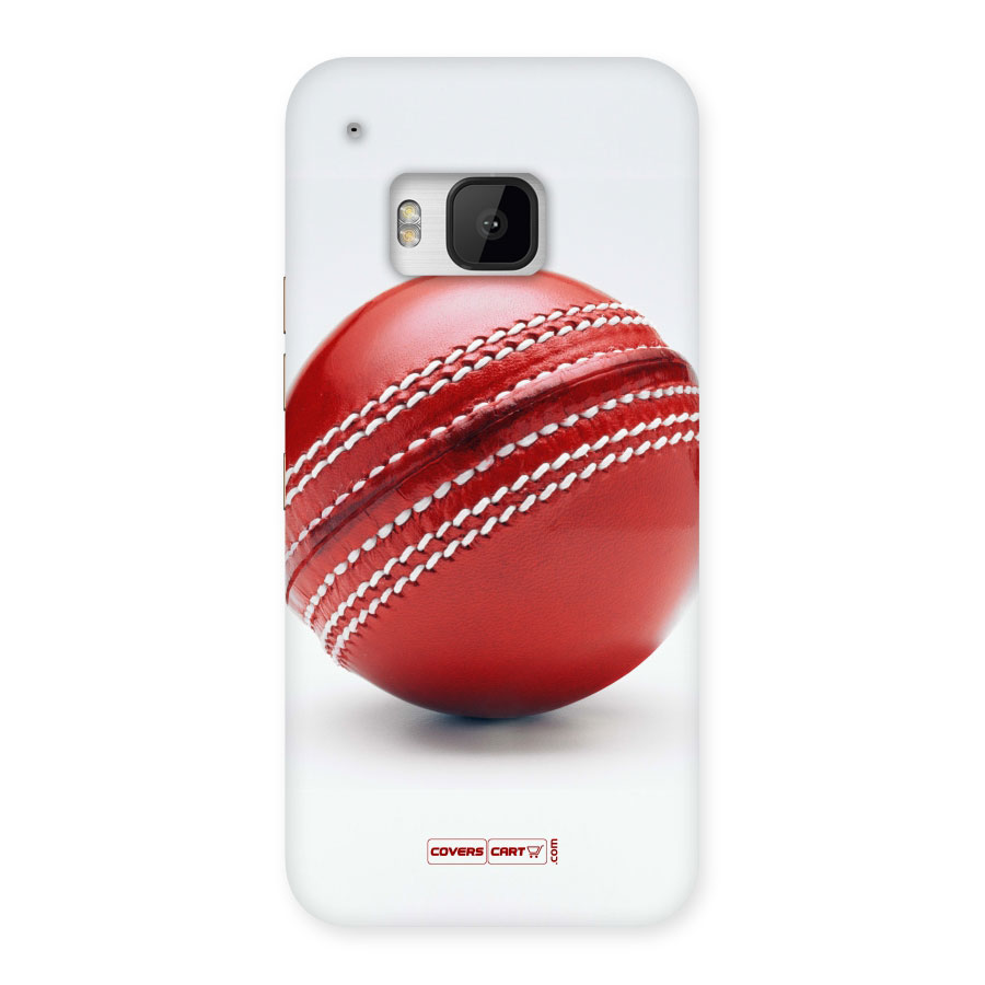 Red International Cricket Ball Back Case for HTC One M9