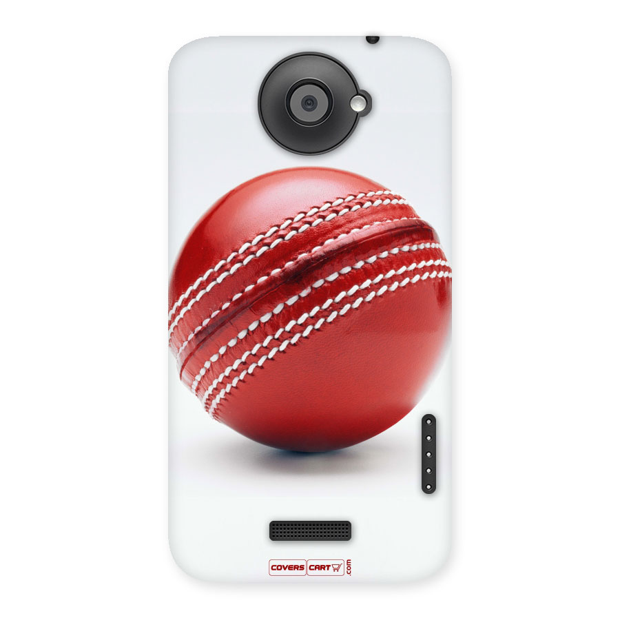 Red International Cricket Ball Back Case for HTC One X