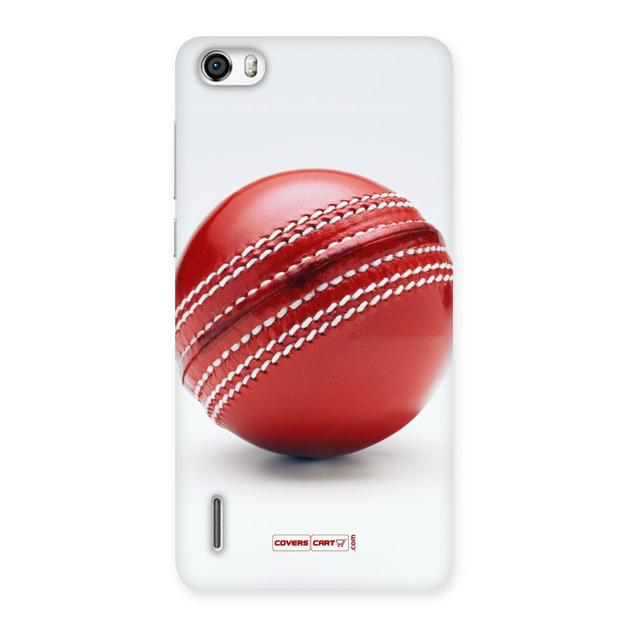 Red International Cricket Ball Back Case for Honor 6