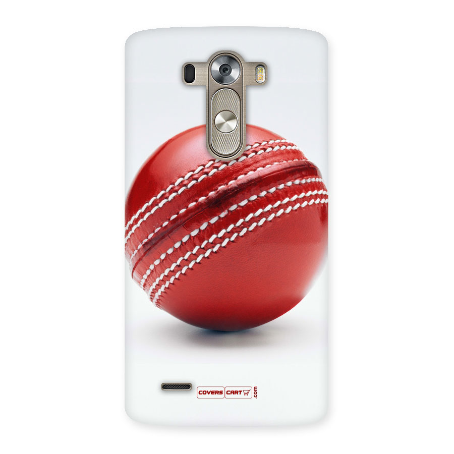 Red International Cricket Ball Back Case for LG G3