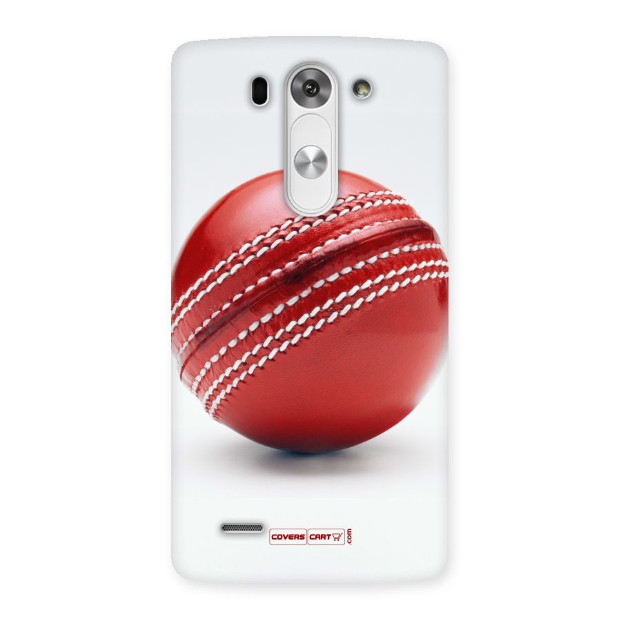 Red International Cricket Ball Back Case for LG G3 Mini