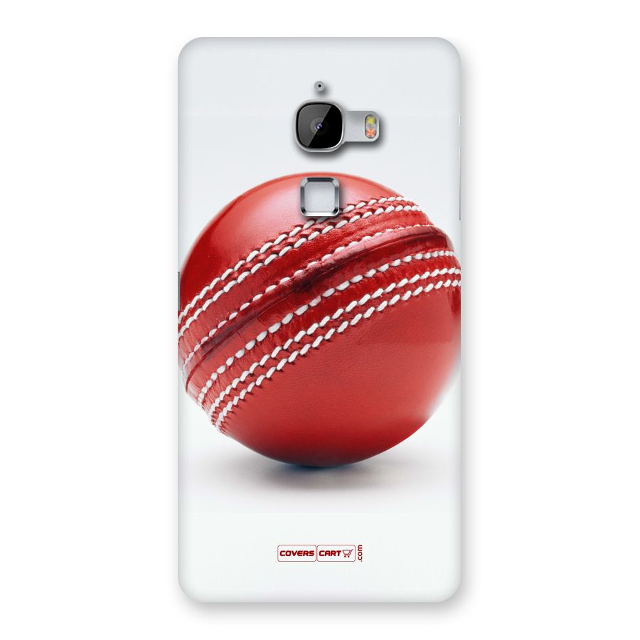 Red International Cricket Ball Back Case for LeTV Le Max