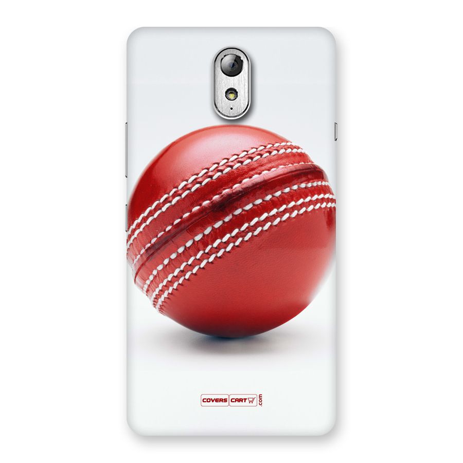 Red International Cricket Ball Back Case for Lenovo Vibe P1M